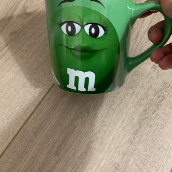 Green M & M’s Coffee Mug. Very Good Condition. No chips or cracks.  4” H - Picture 9 of 11
